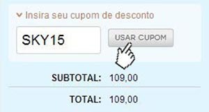 Utilize o cupom de desconto